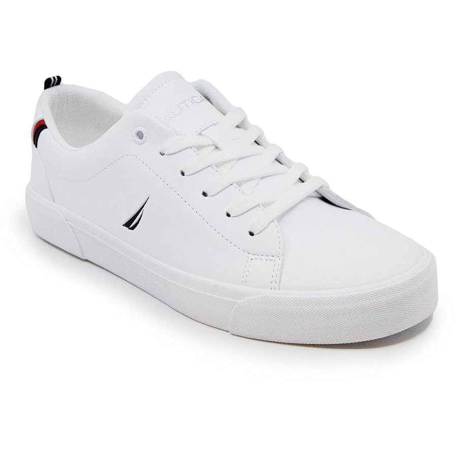◆LECOQ◆ Popola Classic PRM V2 White Navy QQ123LSN13 QQ123L Nautica Men's Fashion Sneaker, Wide Width Big & Tall Size